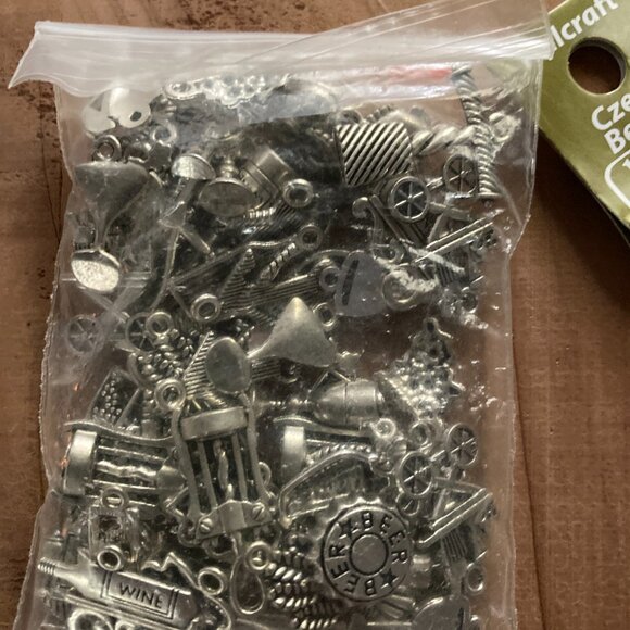 Artisan Bead & Charm Bundle – Moroccan Glass, Howlite Crosses, Turquoise & More - Picture 10 of 14